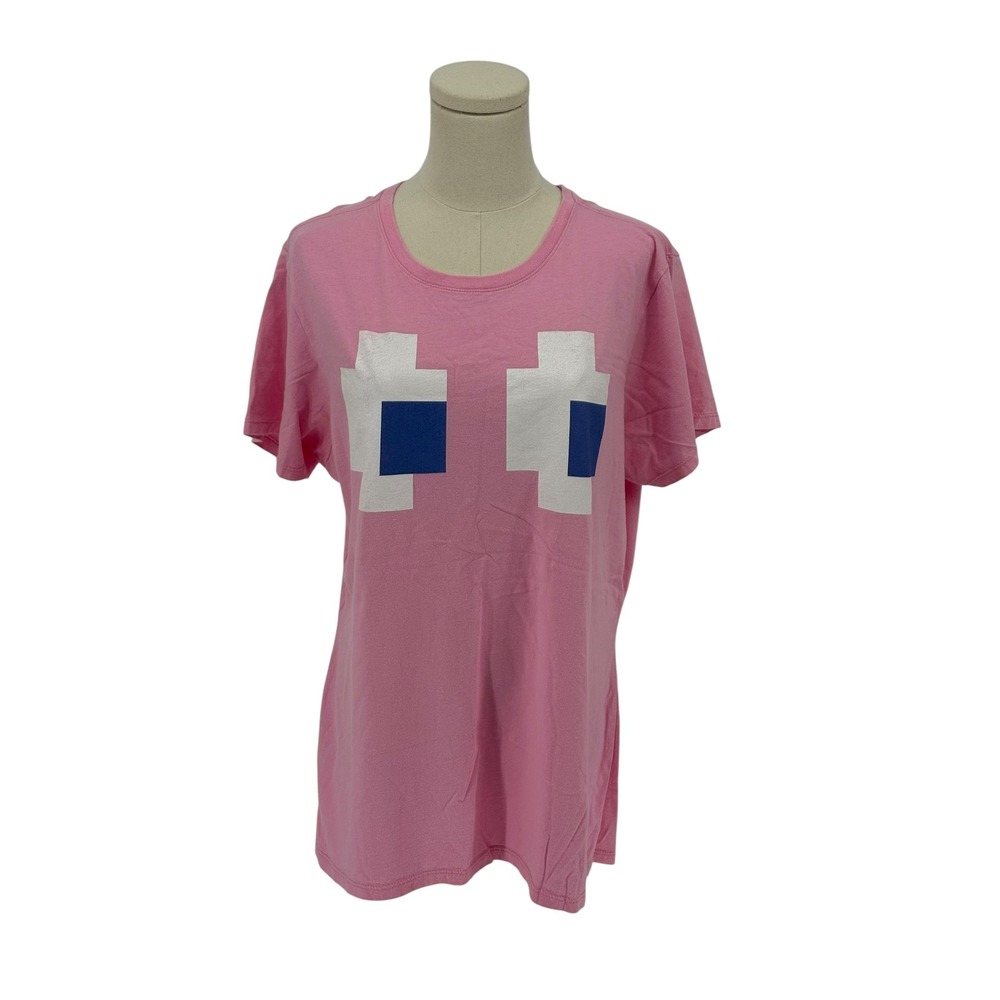 Unbranded 100% Cotton Pink Tee w/ Ms. Pac-Man (Size XL)
